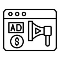 Programmatic Media Buy Icon Style vector