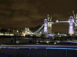 london city at night photo