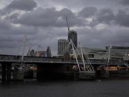 london city at night photo