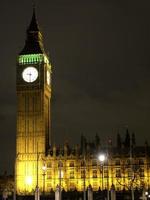 london city at night photo