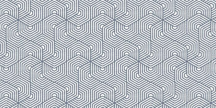 Geometric pattern with wavy stripes seamless background vector