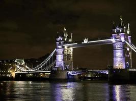 london city at night photo