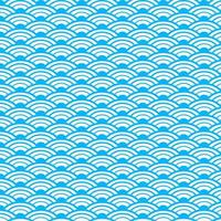 Abstract background with Japanese style wave pattern vector