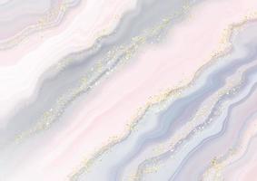 pastel hand painted watercolour background with gold glitter vector