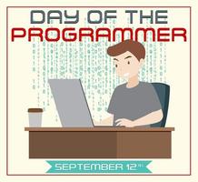 The Day of the Programmer Poster vector