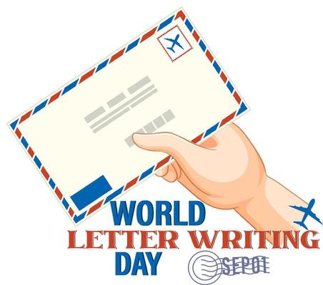 World Letter Writing Day Banner Design