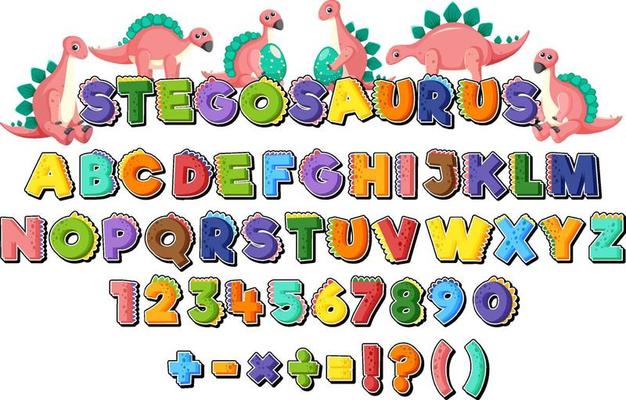 English alphabets of a-z letters and number 0-9