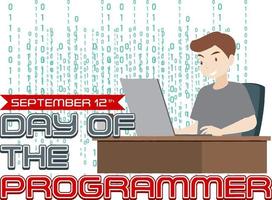 The Day of the Programmer Poster vector