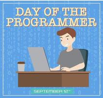 The Day of the Programmer Poster vector