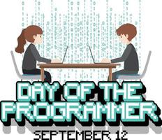 The Day of the Programmer Poster vector