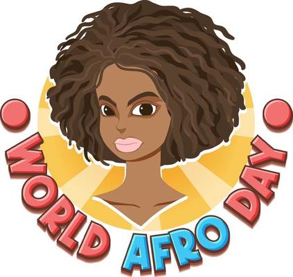 World Afro Day September 15 Banner Design