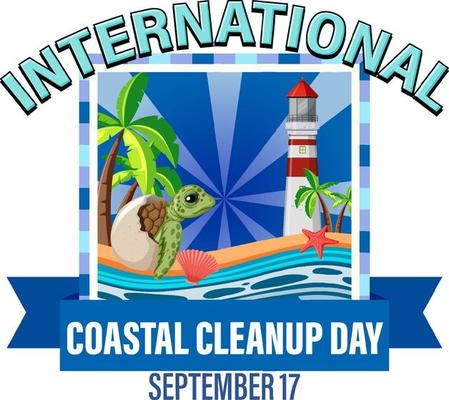 International Coastal Cleanup Day Banner Design