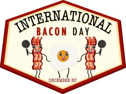 International Bacon Day Banner Template