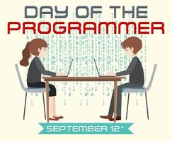 The Day of the Programmer Poster vector