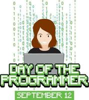 The Day of the Programmer Poster vector