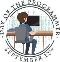 The Day of the Programmer Poster vector