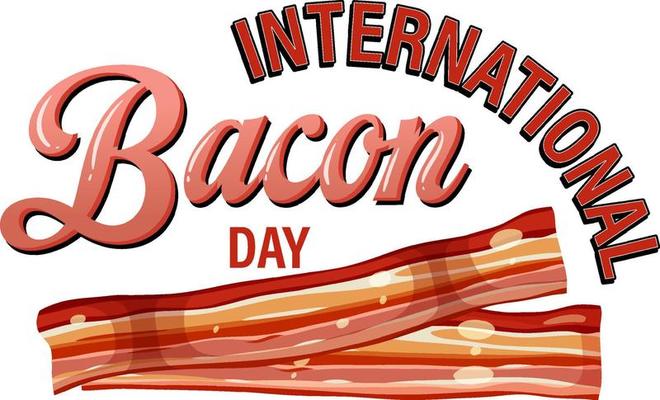 International bacon day poster design