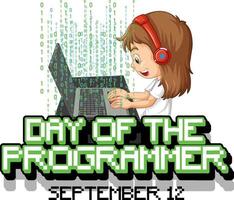 The Day of the Programmer Poster vector