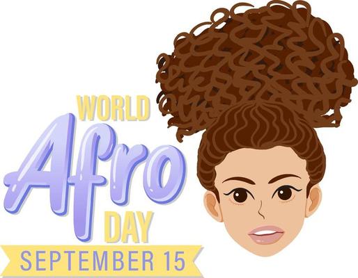 World Afro Day September 15 Banner Design