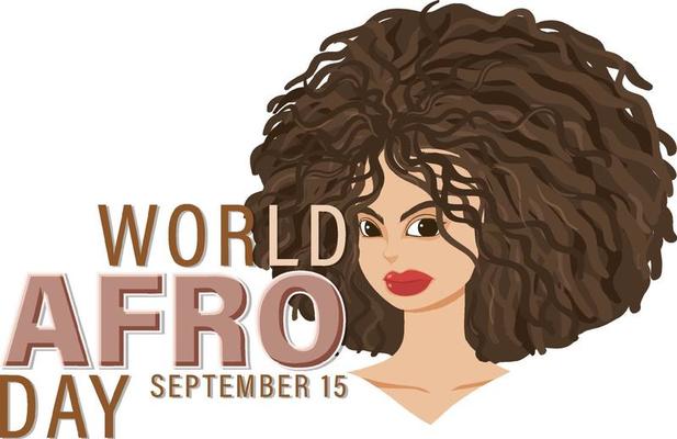 World Afro Day September 15 Banner Design