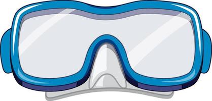 Isolated goggle on white background vector