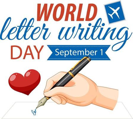 World Letter Writing Day Banner Design