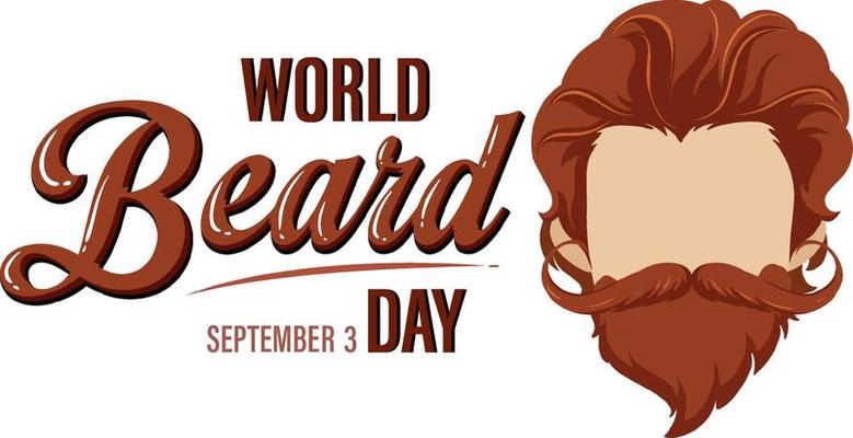 World beard day banner design