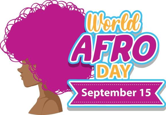 World Afro Day September 15 Banner Design