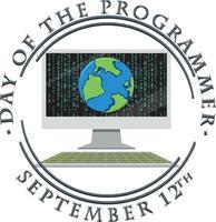 The Day of the Programmer Poster vector