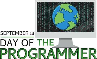 Programmers' Day Banner Design vector