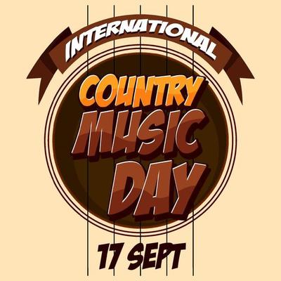 International Country Music Poster Design