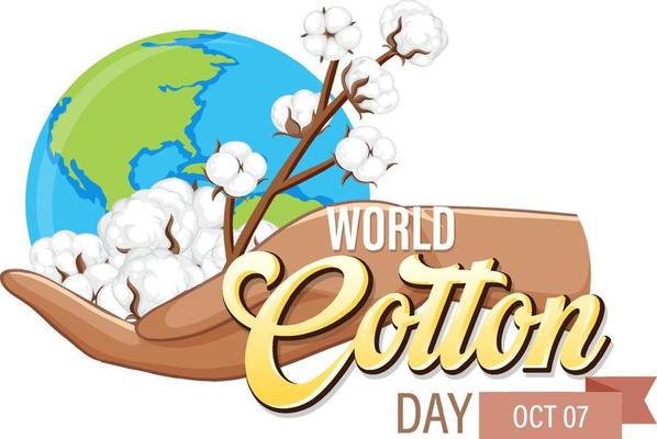 World Cotton Day October 7 Banner Design