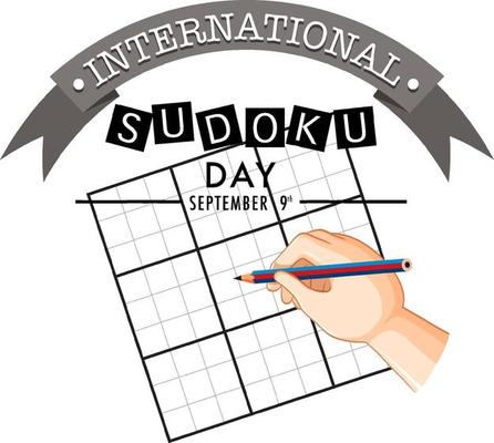 International Sudoku Day Poster Template