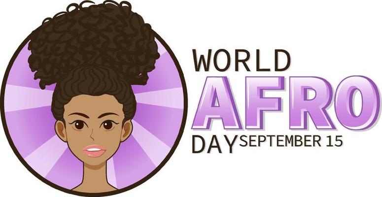 World Afro Day September 15 Banner Design