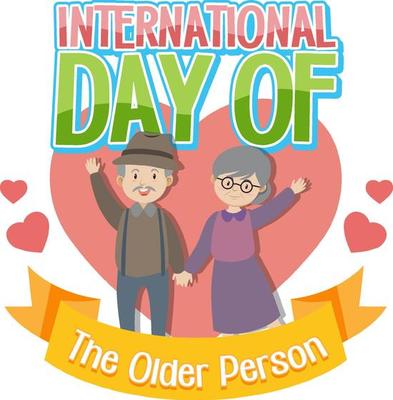 International Day for Older Person Poster Template