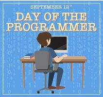 The Day of the Programmer Poster vector