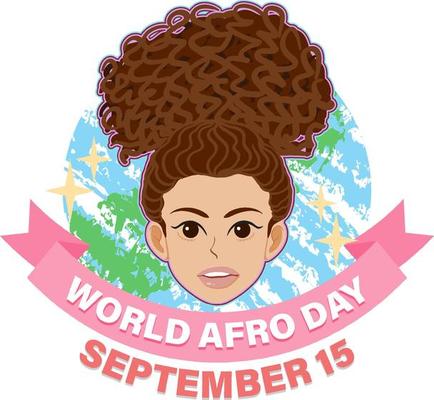 World Afro Day September 15 Banner Design