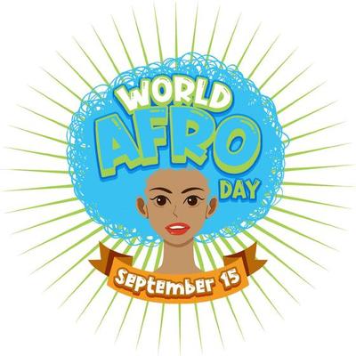 World Afro Day September 15 Banner Design