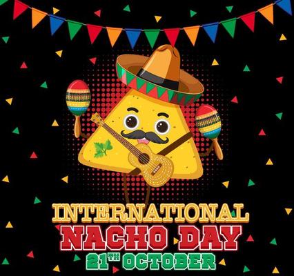 International Nacho Day Poster Design