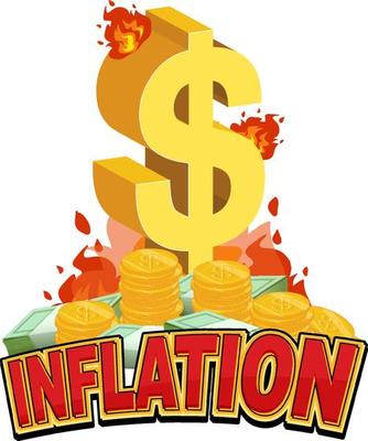 Inflation isolated word text