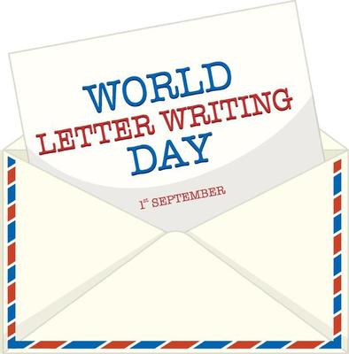 World Letter Writing Day Banner Design