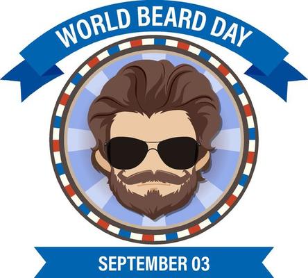 World beard day banner design