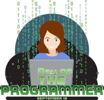 Programmers' Day Banner Design vector