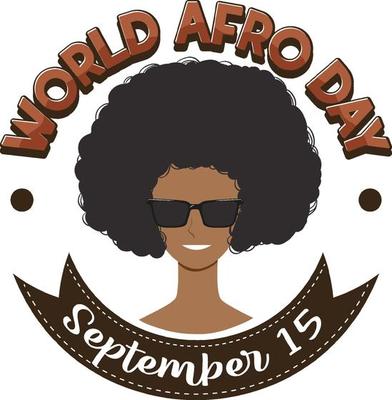 World Afro Day September 15 Banner Design