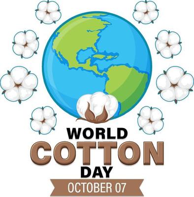 World Cotton Day October 7 Banner Design