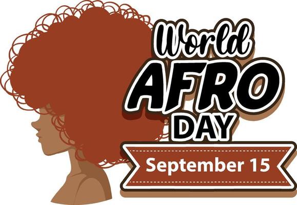 World Afro Day September 15 Banner Design