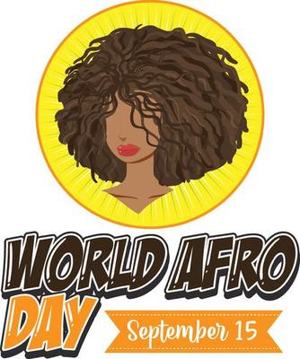 World Afro Day September 15 Banner Design