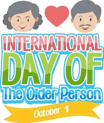 International Day for Older Person Poster Template