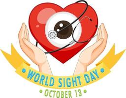 World Sight Day Poster Design vector
