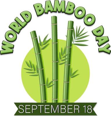 World Bamboo Day September 18 Banner Design